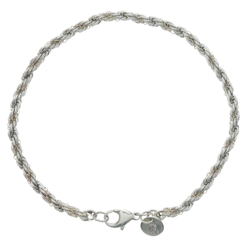 TIFFANY & Co. (ティファニー) 14K ツイストチェーンブレスレット ホワイトゴールド
