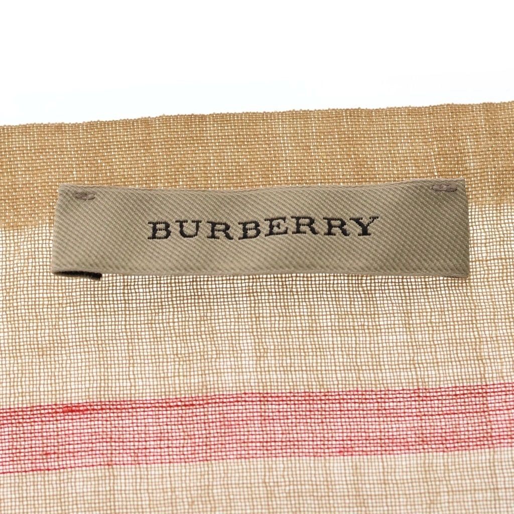 BURBERRY (バーバリー) ノヴァチェック 大判ストール マフラー