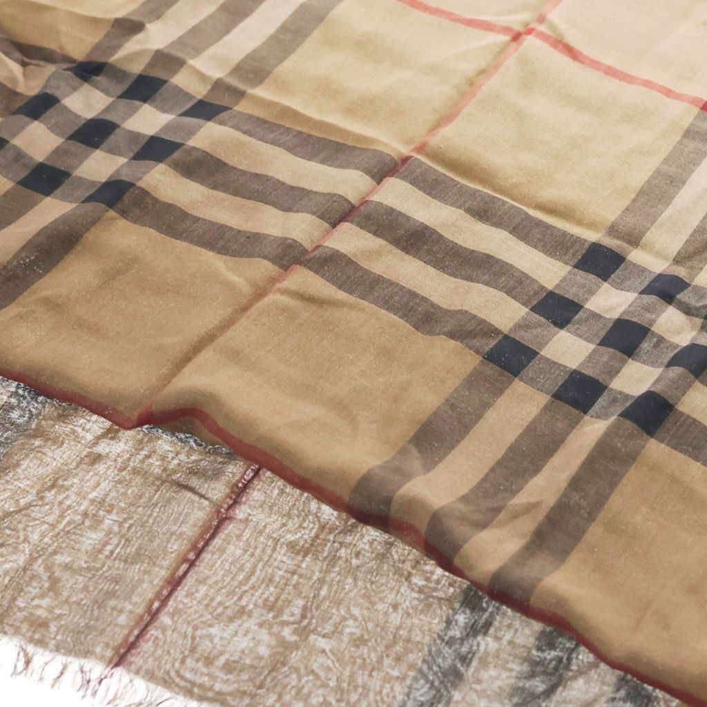 BURBERRY (バーバリー) ノヴァチェック 大判ストール マフラー