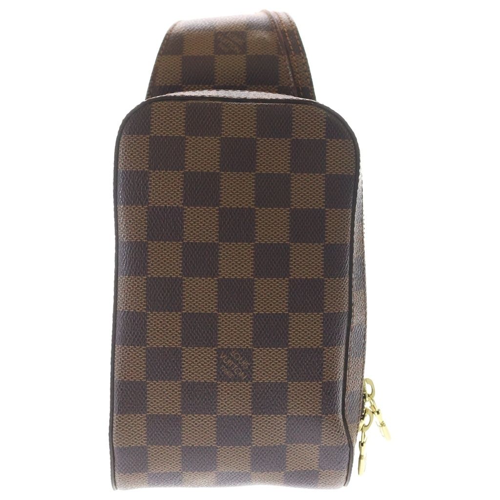 LOUIS VUITTON (ルイヴィトン) ダミエ ジェロニモス PVC ウエストバッグ ボディバッグ N51994 ブラウン