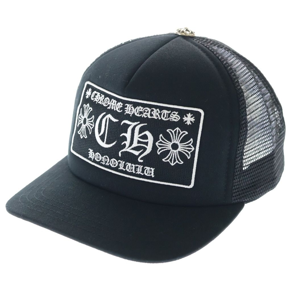 CHROME HEARTS (クロムハーツ) TRUCKER CAP CHパッチ メッシュ