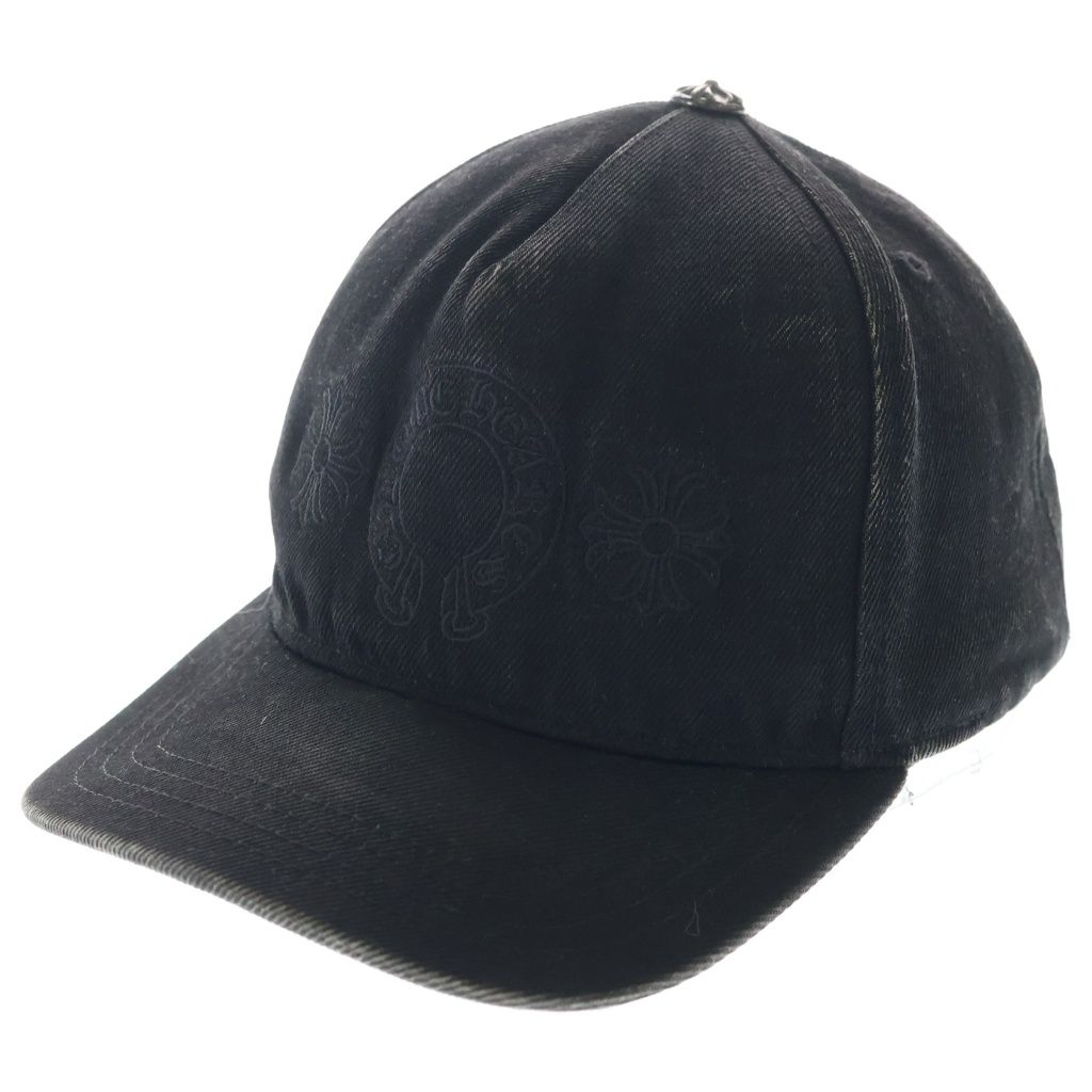 CHROME HEARTS (クロムハーツ) TRACKER CAP ホースシュー刺繍 クロス
