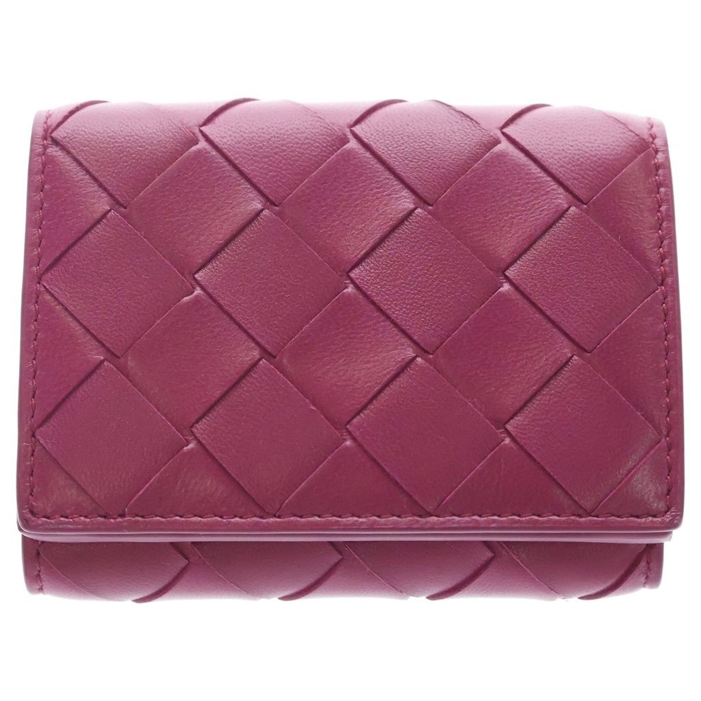 BOTTEGA VENETA コンパクトウォレット ピンク BOTTEGA VENETA 