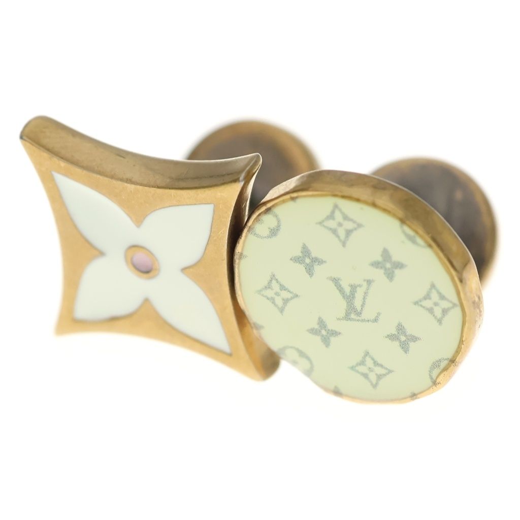 LOUIS VUITTON カフス　ブトン　ドゥ　マンシェット　LV モノグラム LOUIS VUITTON (ルイヴィトン) ブトン ドゥ マンシェット モノグラム