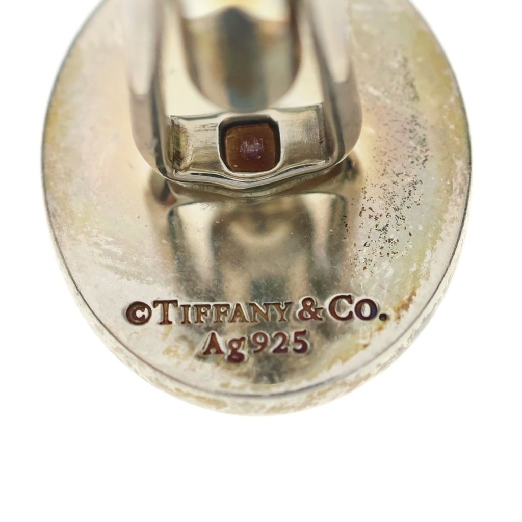 TIFFANY & Co. (ティファニー) オーバル カフス カフリンクス シルバー