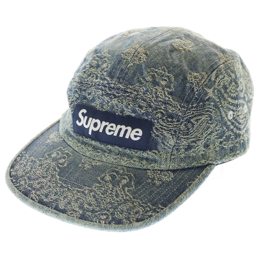 SUPREME (シュプリーム) 25SS Bandana Jacquard Denim Camp Cap
