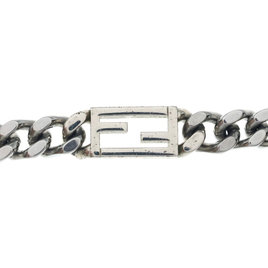 FENDI (フェンディ) バゲット チェーン ネックレス シルバー - メルカリ