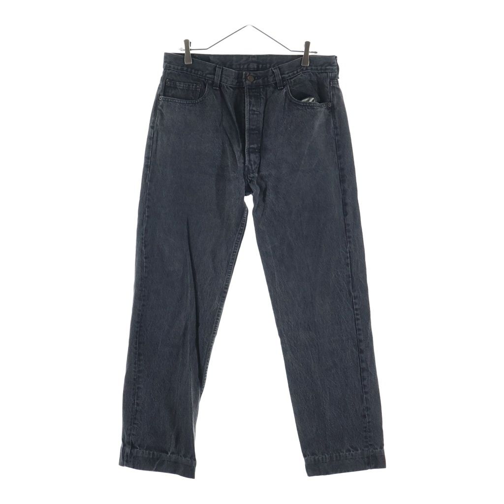 Levi's (リーバイス) 90S VINTAGE 501 ボタン裏532 後染め ボタンフライ ヴィンテージデニムパンツ ブラック 501-0660