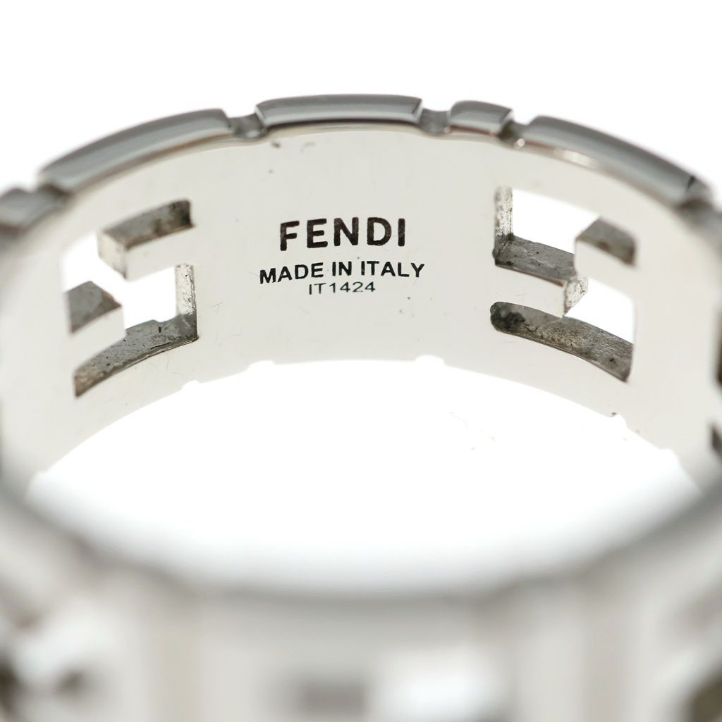 FENDI (フェンディ) FFリング シルバー #L - メルカリ