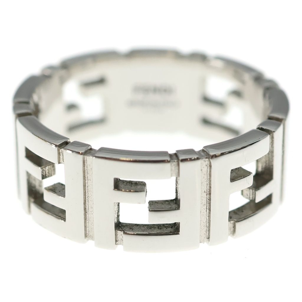 FENDI (フェンディ) FFリング シルバー #L - メルカリ