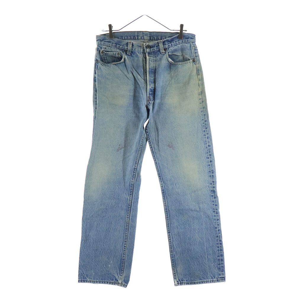 Levi's (リーバイス) 80S VINTAGE 501 ボタン裏501 不均等V ボタンフライ ヴィンテージデニムパンツ インディゴ