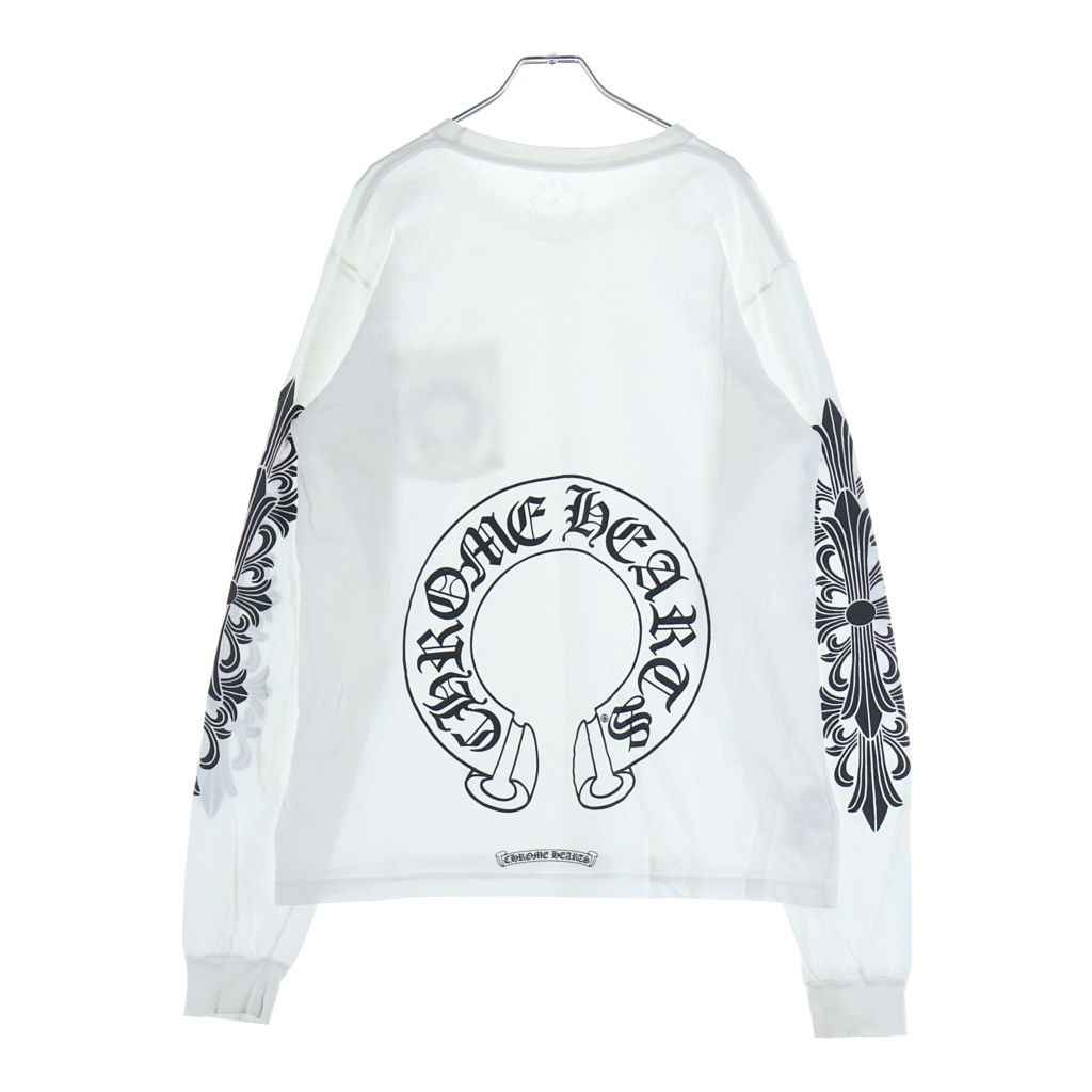 CHROME HEARTS (クロムハーツ) CH L/S T-SHIRT バックホースシュー