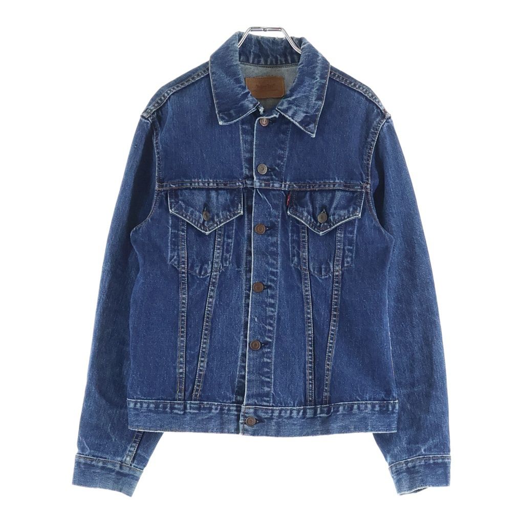 Levi's (リーバイス) 70s VINTAGE 4TH 70505 BIG E ボタン裏刻印524 不均等V デニム ジャケット インディゴ