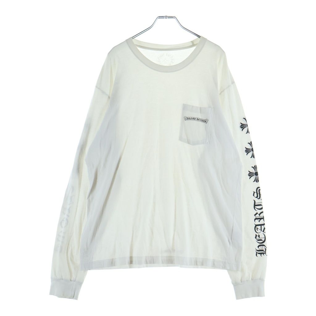 CHROME HEARTS (クロムハーツ) 6CH PLUS SCRL L/S TEE 6CHプラス