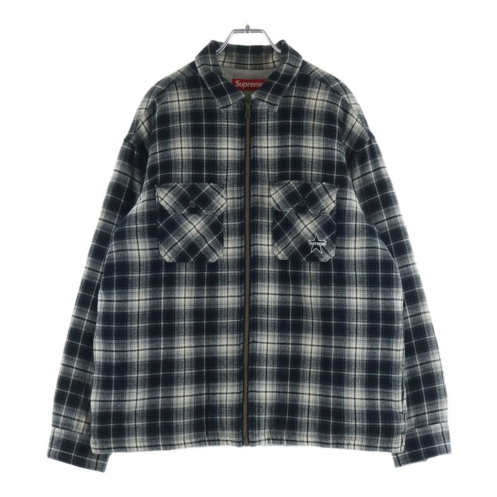 SUPREME (シュプリーム) 25AW Thermal Lined Zip Up Flannel Shirt