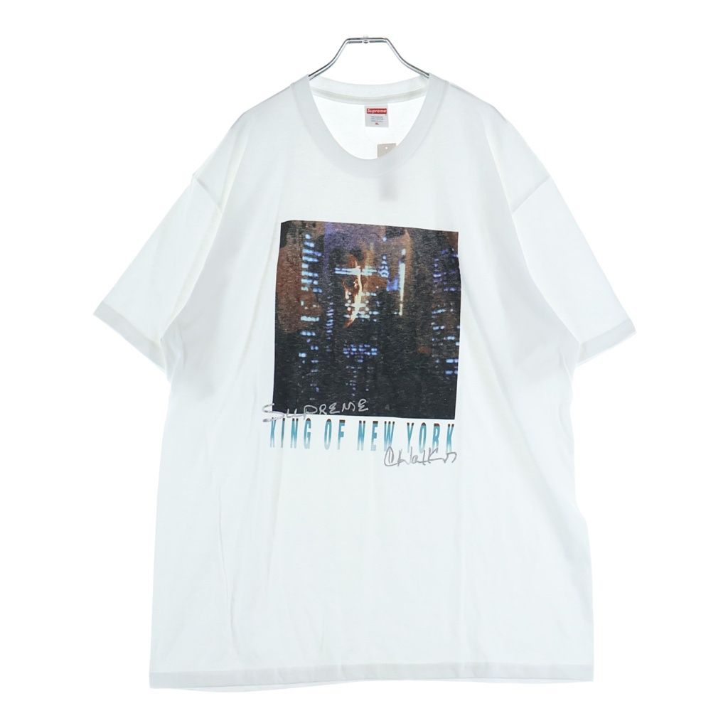 SUPREME (シュプリーム) 19AW Christopher Walken King Of New York Tee クリストファー ウォーケン キング オブ ニューヨーク 半袖Tシャツ ホワイト 9,232円
