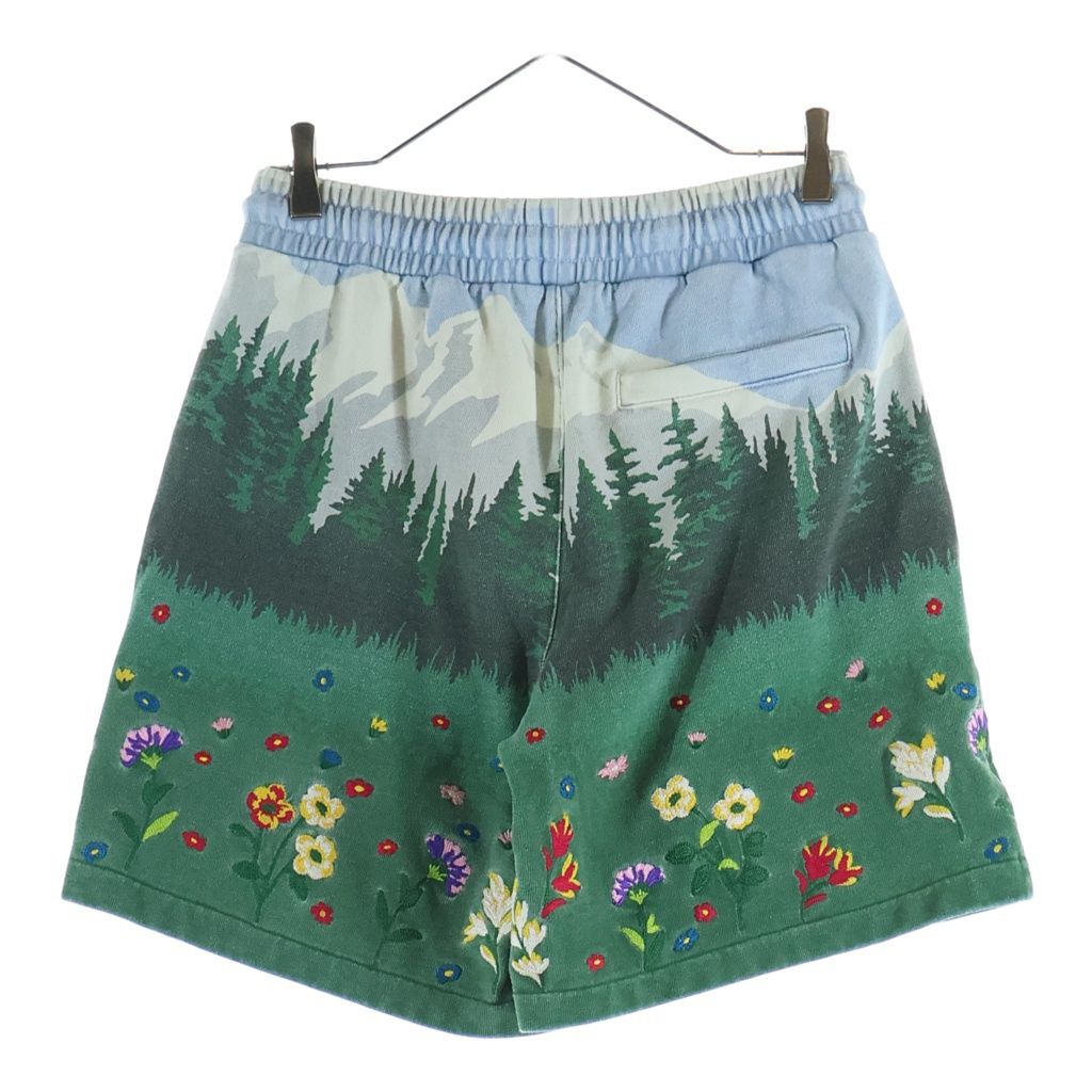 KITH キス/ ハーフパンツ サイズS ロゴ入り ショーツ リラックス KITH (キス) Scenic Fleece Curtis Short フラワージャガート