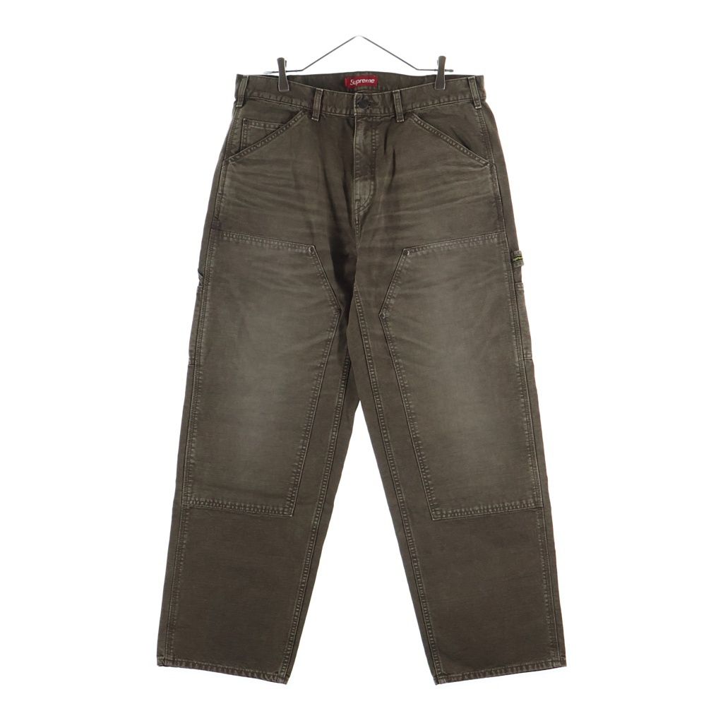 SUPREME (シュプリーム) 26SS Worn Double Knee Denim Painter Pant ウォーン ダブルニー ペインターパンツ ブラウン
