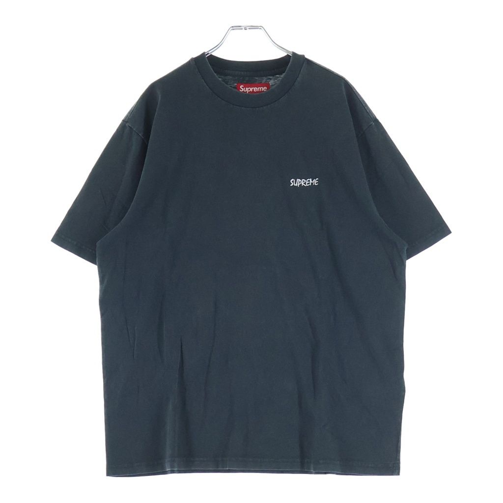 SUPREME (シュプリーム) 26SS Washed S/S Top ウォッシュド加工 半袖Tシャツ ブラック