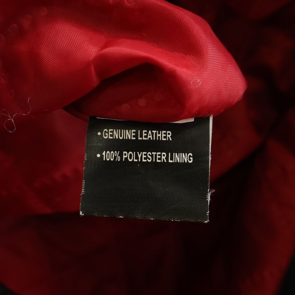 NO BRAND (ノーブランド) GENUINE LEATHER JACKET 裏地キルティング
