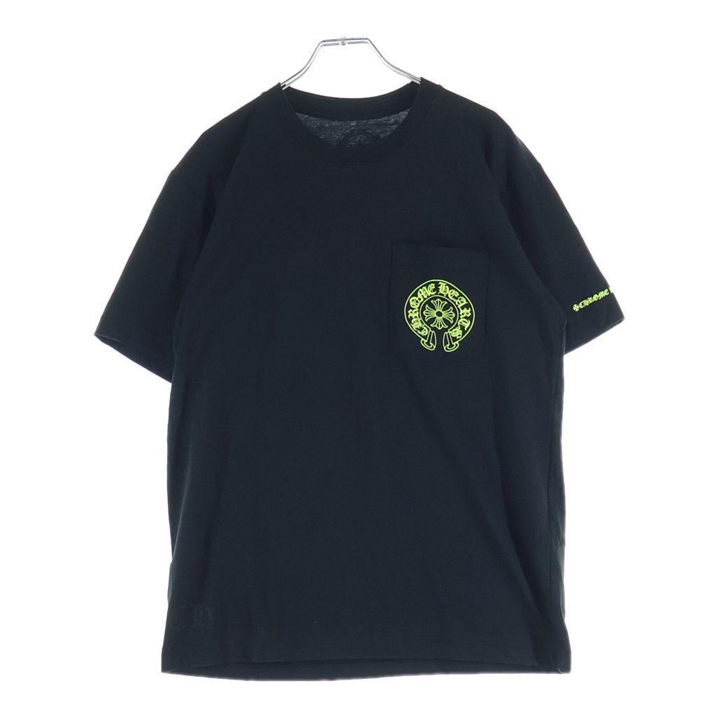 CHROME HEARTS(クロムハーツ) Horseshoe S/S Tee CHROME HEARTS (クロムハーツ) HORSESHOE S/S TEE BLACK/NEON YELLOW