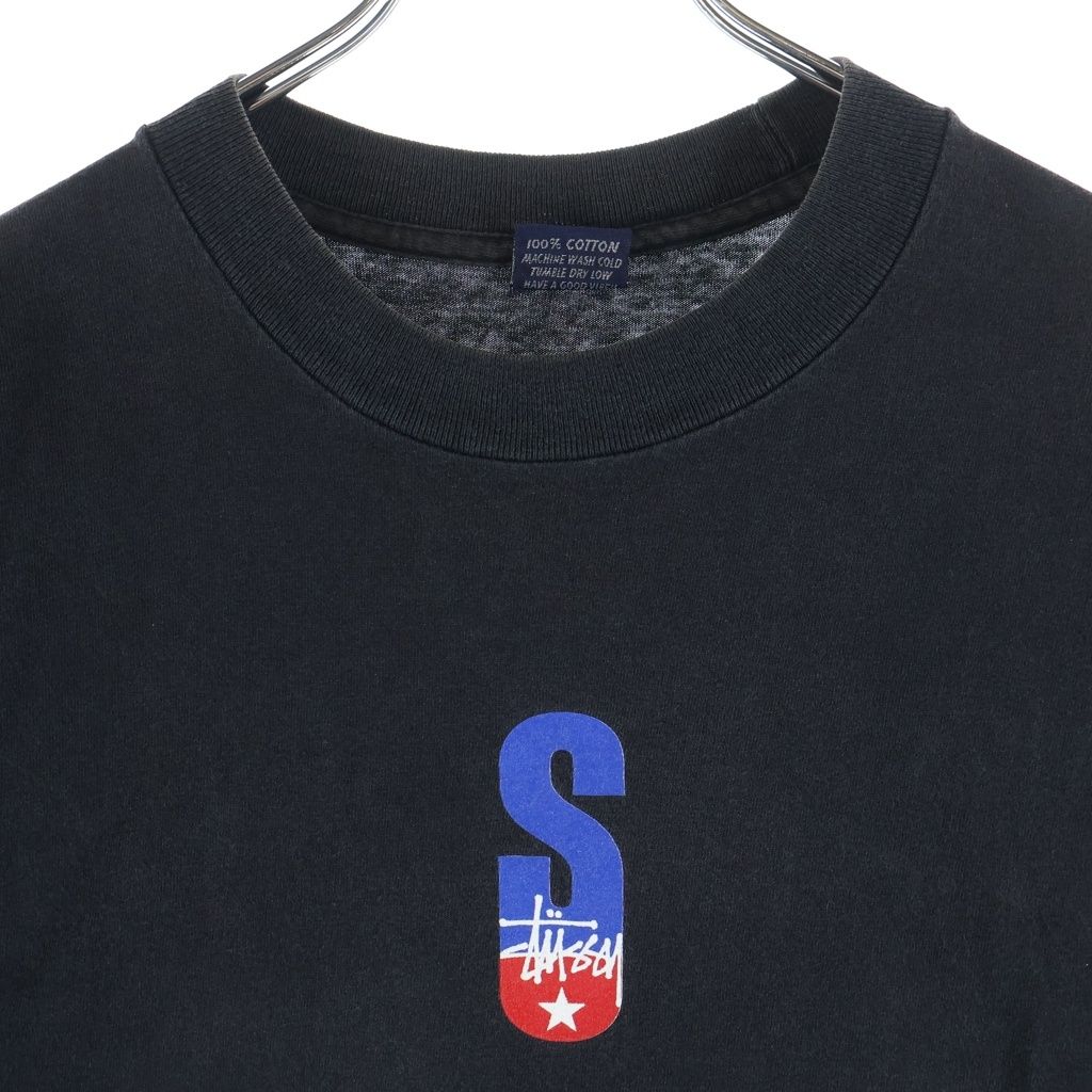 STUSSY (ステューシー) 90S OLD STTUSY USA製 紺タグ フロントロゴ