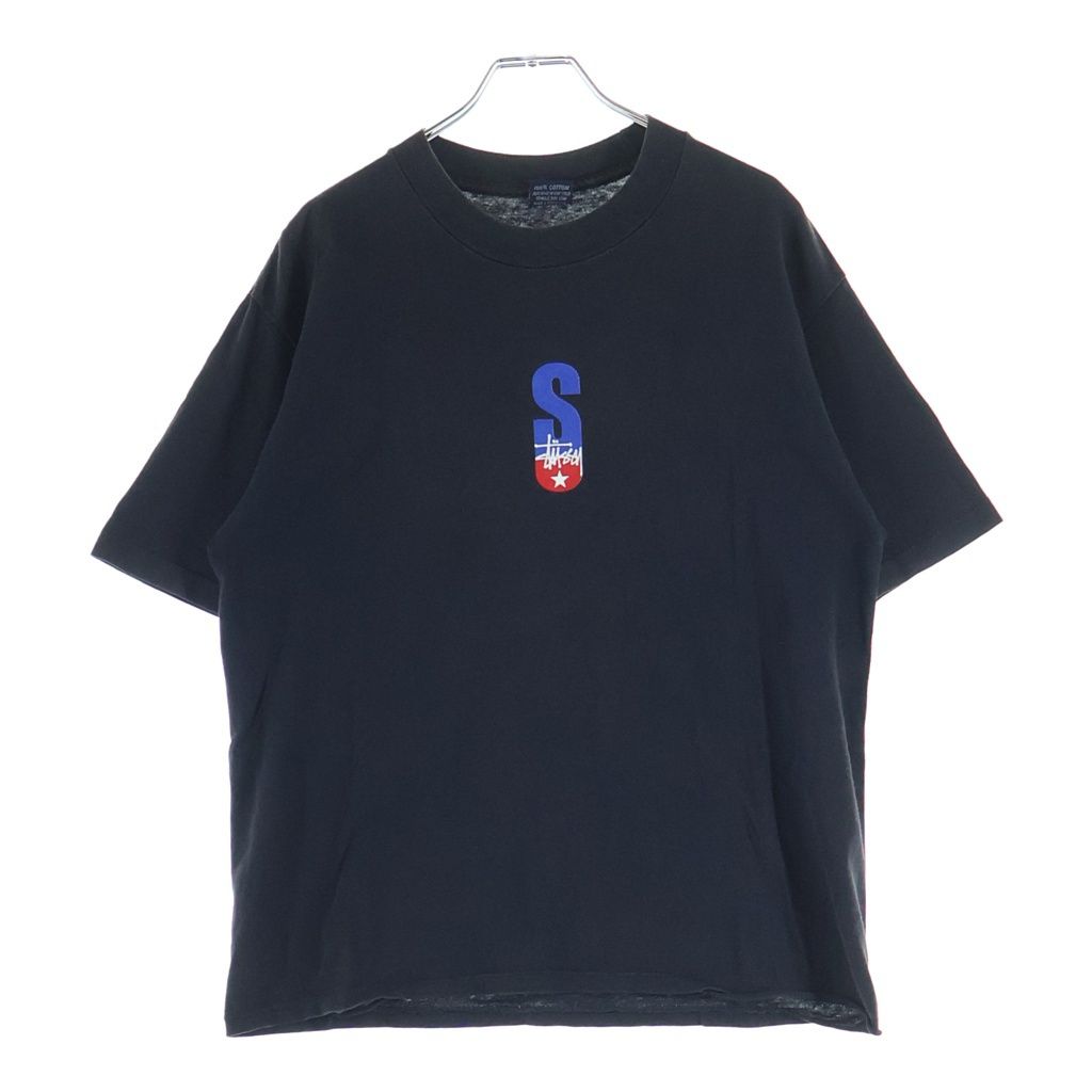 STUSSY (ステューシー) 90S OLD STTUSY USA製 紺タグ フロントロゴ