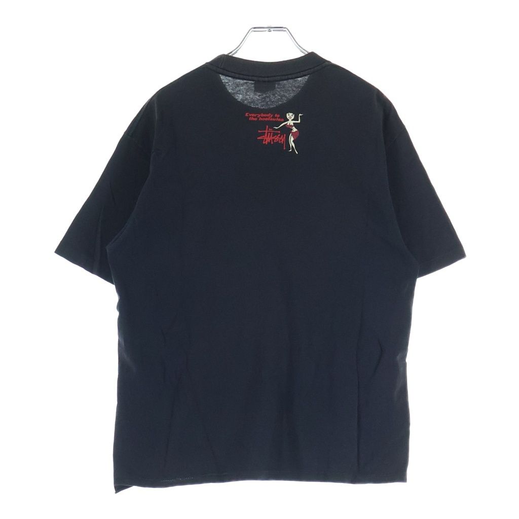 STUSSY (ステューシー) 90S OLD STUSSY USA製 紺タグ フロントプリント