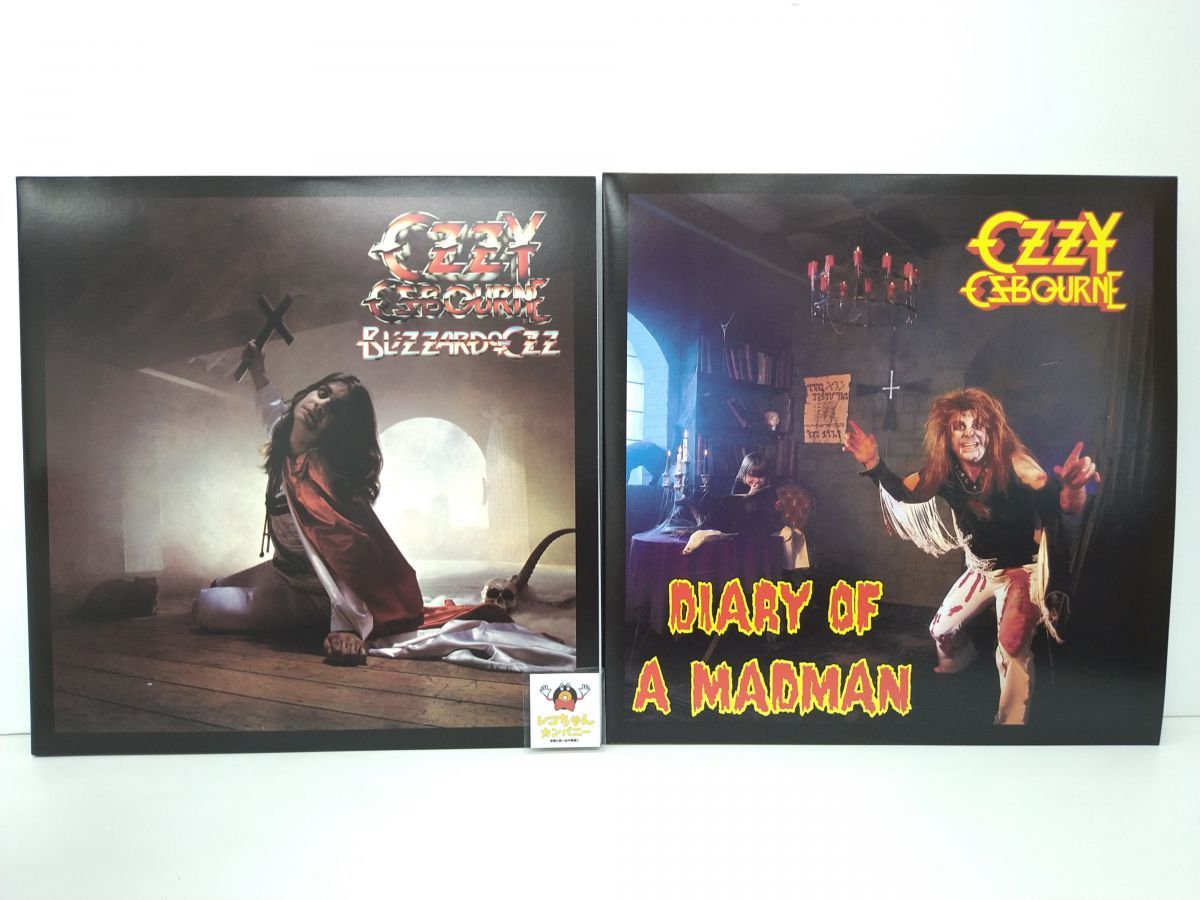 LP｜OZZY OSBOURNE ｜BLIZZARD OF OZZ　DIARY OF A MADMAN｜2枚組、CD、DVD、ポスター付き｜88697751472-MC1 MC2【M010】