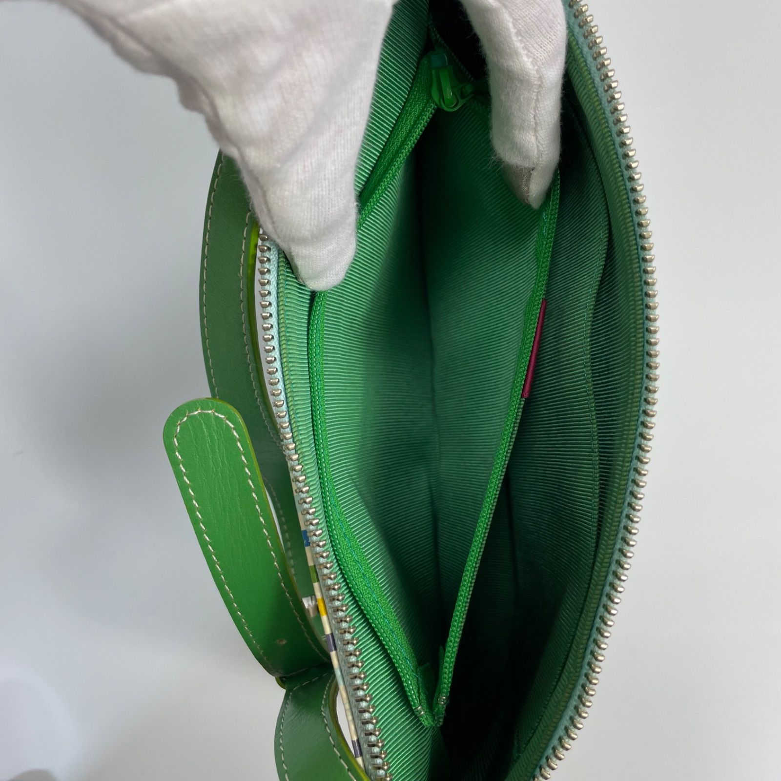 PAUL SMITH WOMEN マルチストライプ　ワンショルダーバッグ　保存袋付き