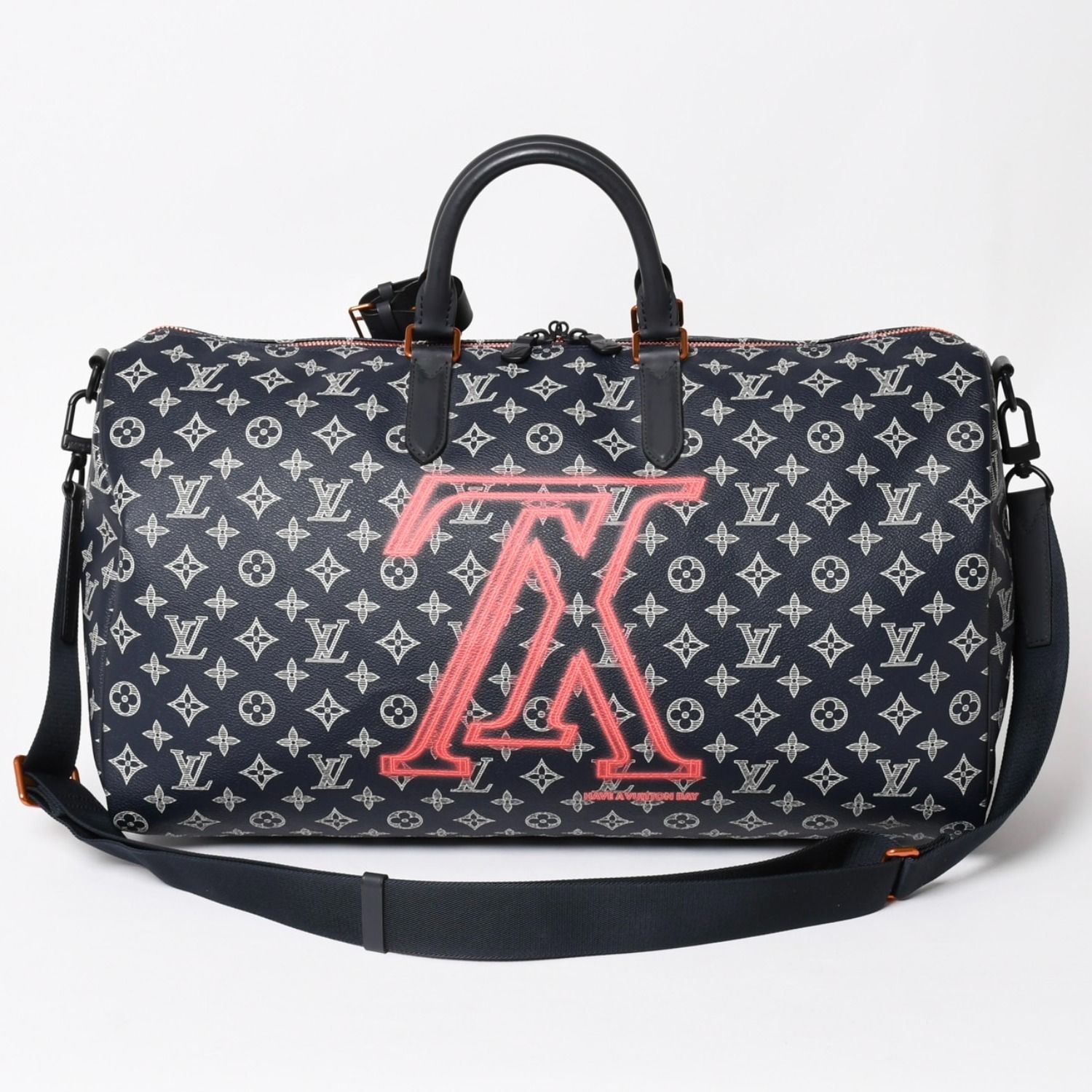 極美品 LOUIS VUITTON ルイヴィトン ボストンバッグ キーポル50バンド