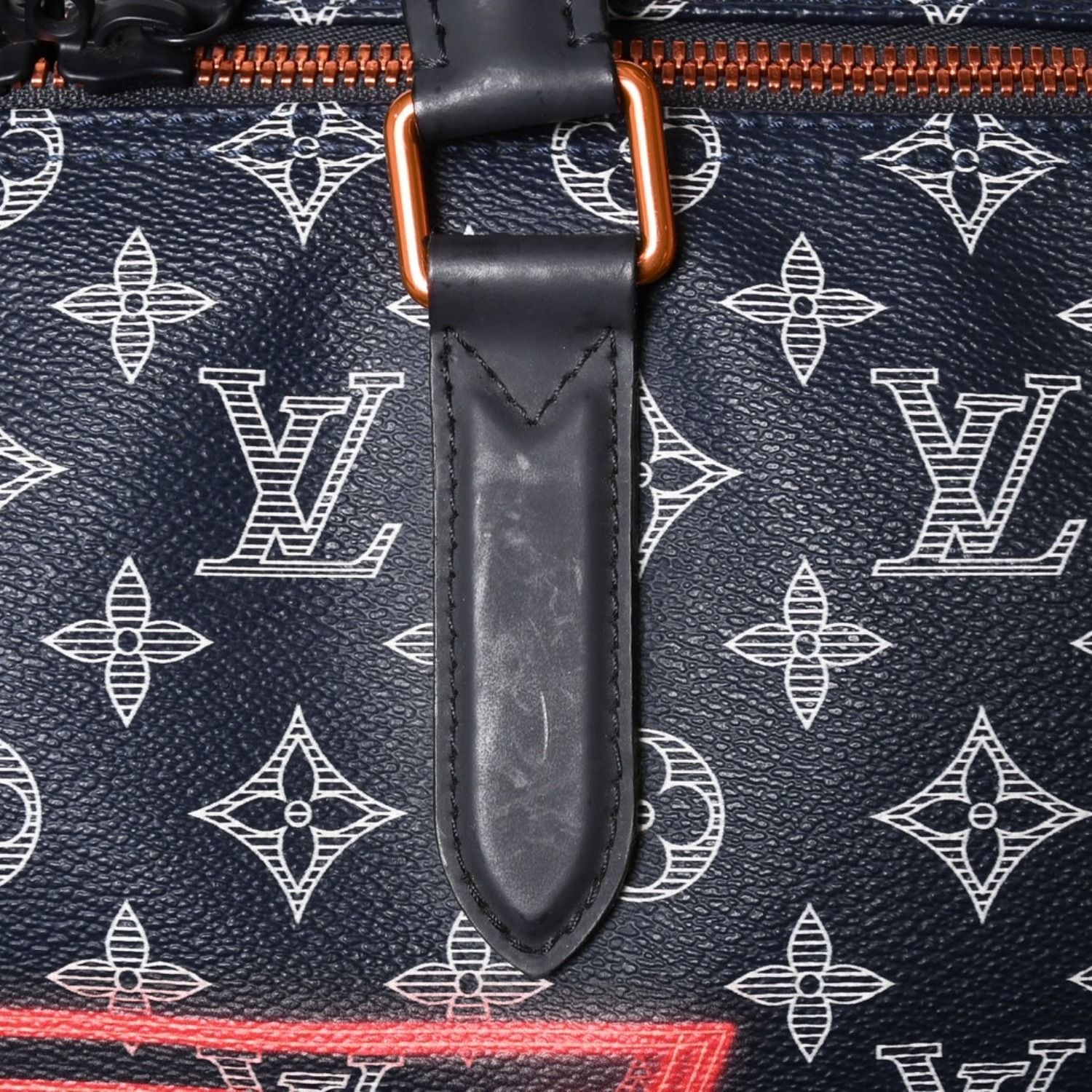 極美品 LOUIS VUITTON ルイヴィトン ボストンバッグ キーポル50バンド
