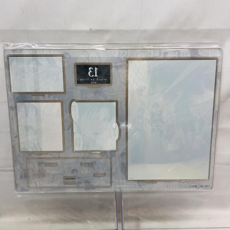 中古】未開封)進撃の巨人 アニーク 13巻 ジオラマ アクリルスタンド