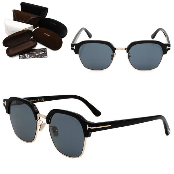 トムフォード サングラス TOM FORD FT1166-K/S 01A 54 サングラス EYEWEAR アジアンフィット ブラック メンズ レディース ユニセックス