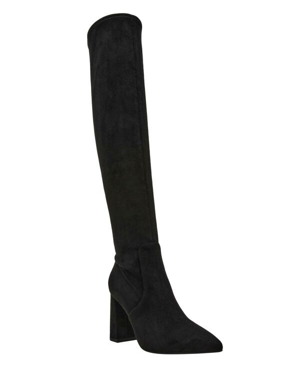 ワイルド ペアー レディース シューズ ブーツ・レインブーツ Wild Pair Womens Inehz Pointed Toe OverTheKnee Boots Black ブラック