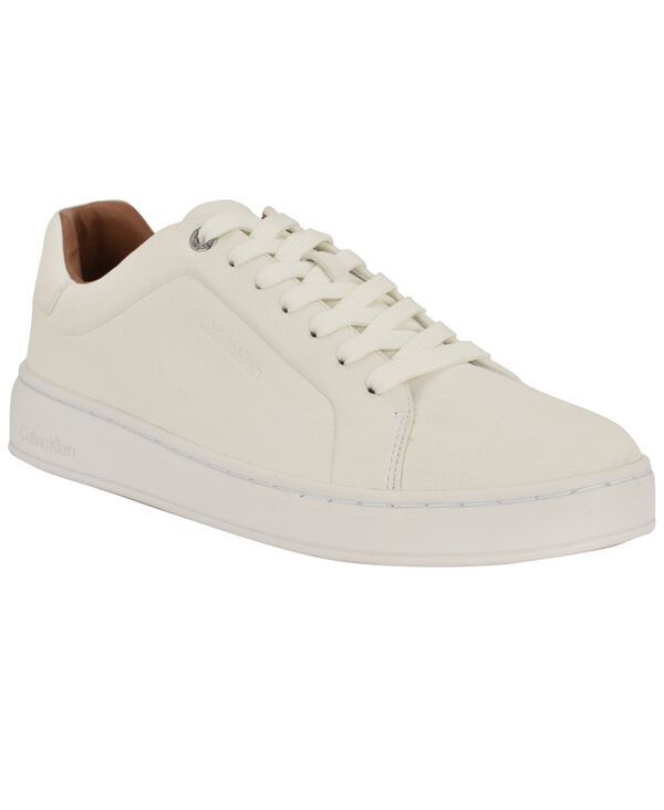 カルバンクライン メンズ シューズ スニーカー レース Calvin Klein Mens Wivlo LaceUp Casual Sneakers White ホワイト