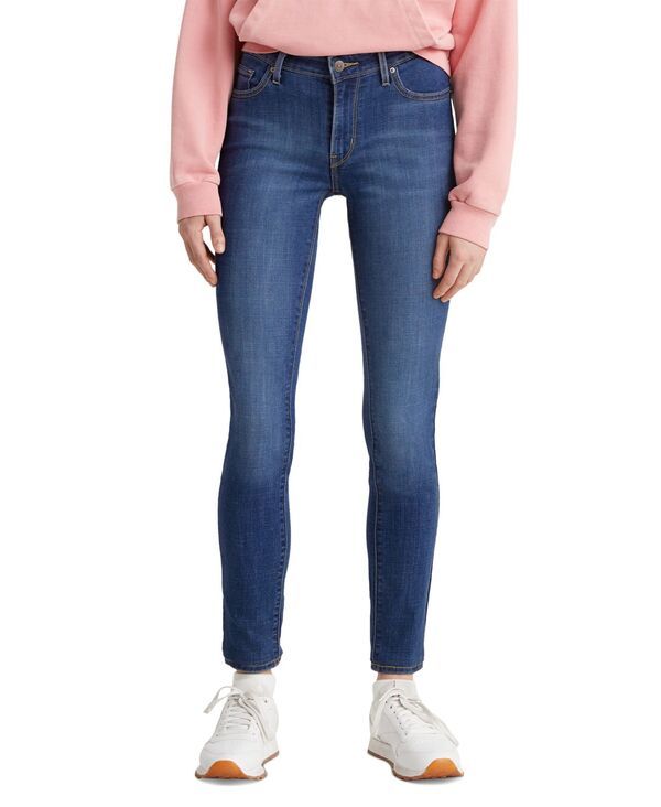 リーバイス レディース ボトムス デニムパンツ ジーンズ Levis Womens 711 Mid Rise Stretch Skinny Jeans Marine Overboard