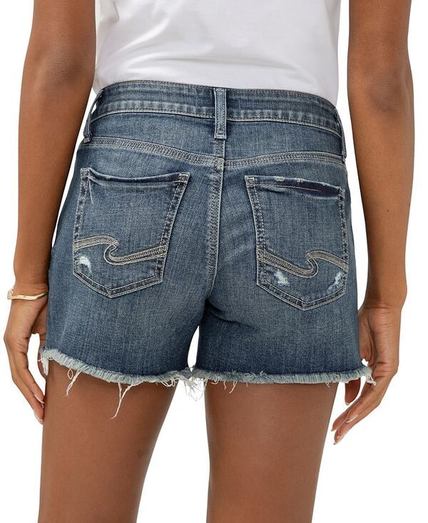 シルバー ジーンズ レディース ボトムス ハーフパンツ・ショーツ ショートパンツ デニム Silver Jeans Co Womens Suki MidRise Denim Shorts Indigo