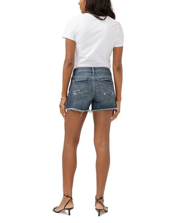 シルバー ジーンズ レディース ボトムス ハーフパンツ・ショーツ ショートパンツ デニム Silver Jeans Co Womens Suki MidRise Denim Shorts Indigo
