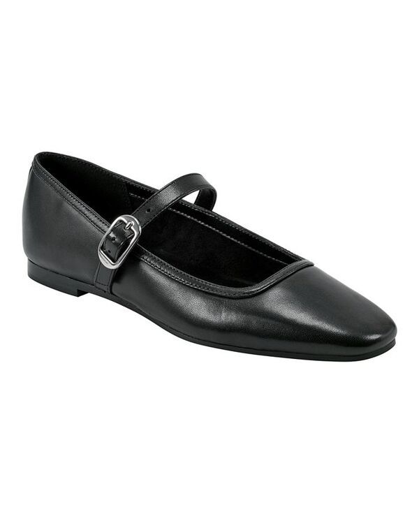 マーク・フィッシャー レディース シューズ パンプス Marc Fisher LTD Womens Garissa Square Toe Dress Ballet Flats Black Leathe