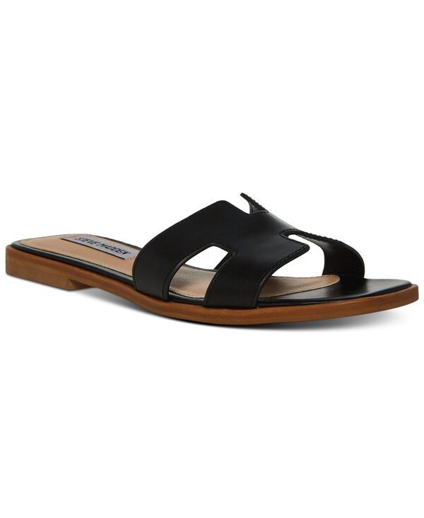 スティーブ マデン レディース シューズ サンダル Steve Madden Womens Hadyn Slide Sandals Black ブラック