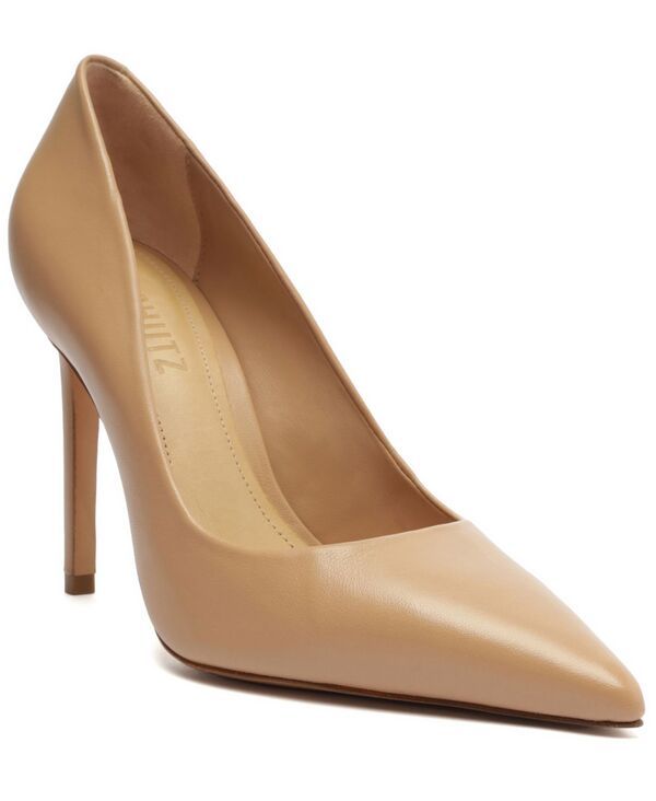 シュッツ レディース シューズ パンプス Schutz Womens Lou Pointed Toe Pumps Beige Leather ベージュ