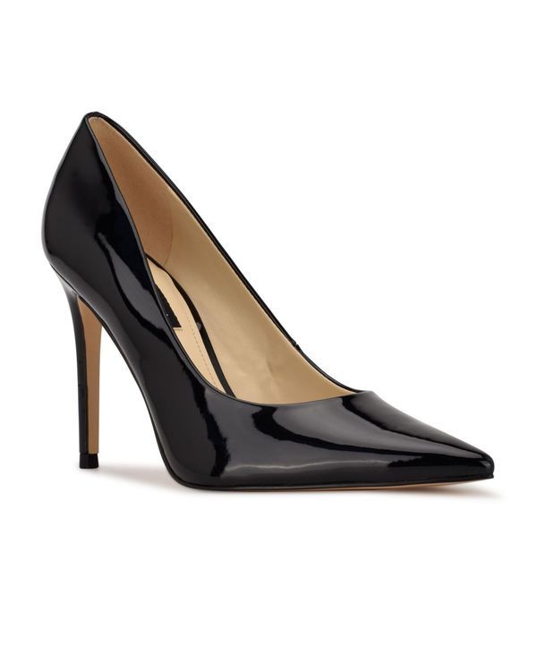 ナインウェスト レディース シューズ パンプス Nine West Womens Fresh Stiletto Pointy Toe Dress Pumps Black Patent ブラック