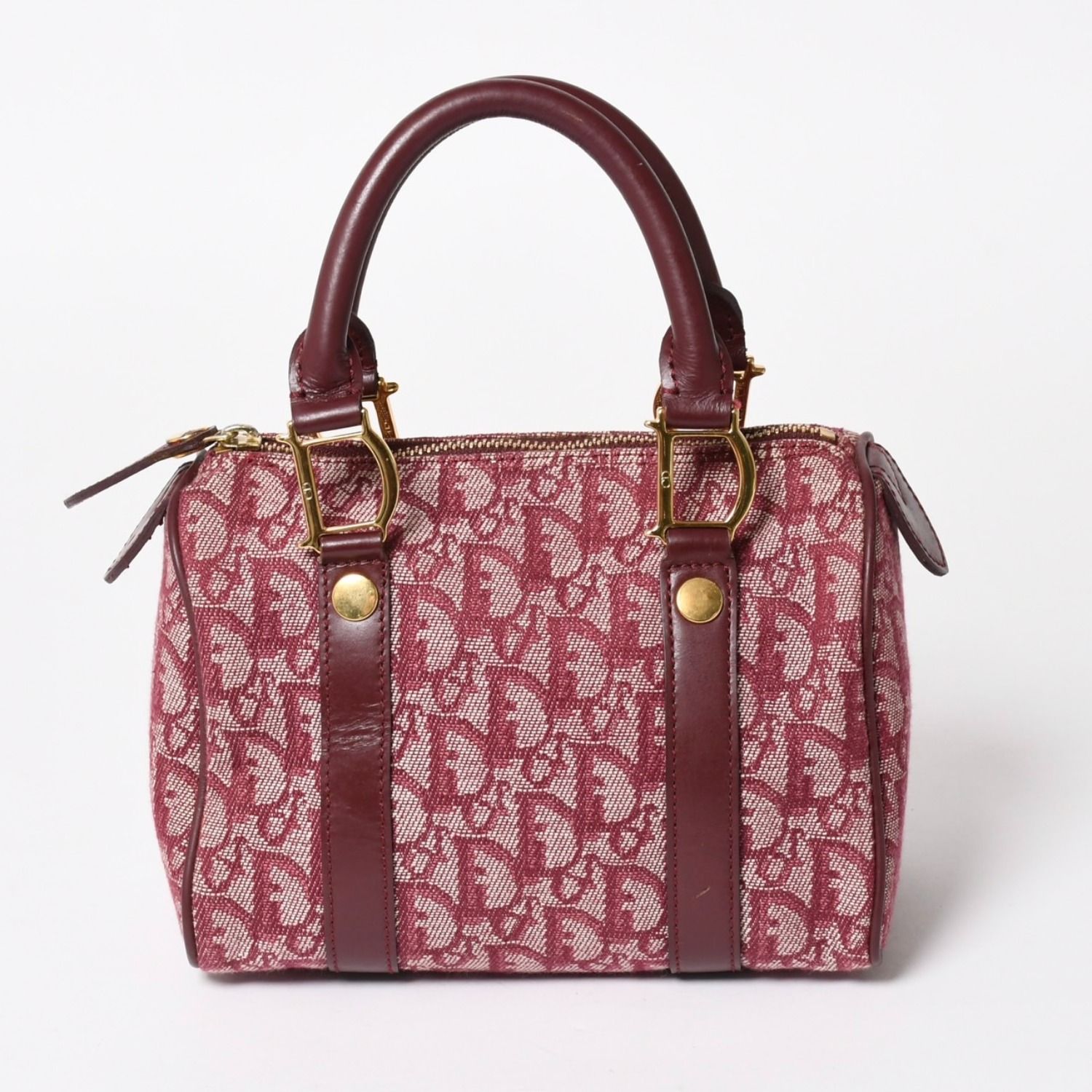 Christian Dior クリスチャンディオール トロッターミニボストンバッグ