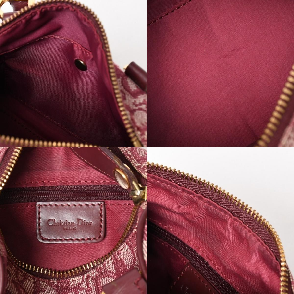 Christian Dior クリスチャンディオール トロッターミニボストンバッグ