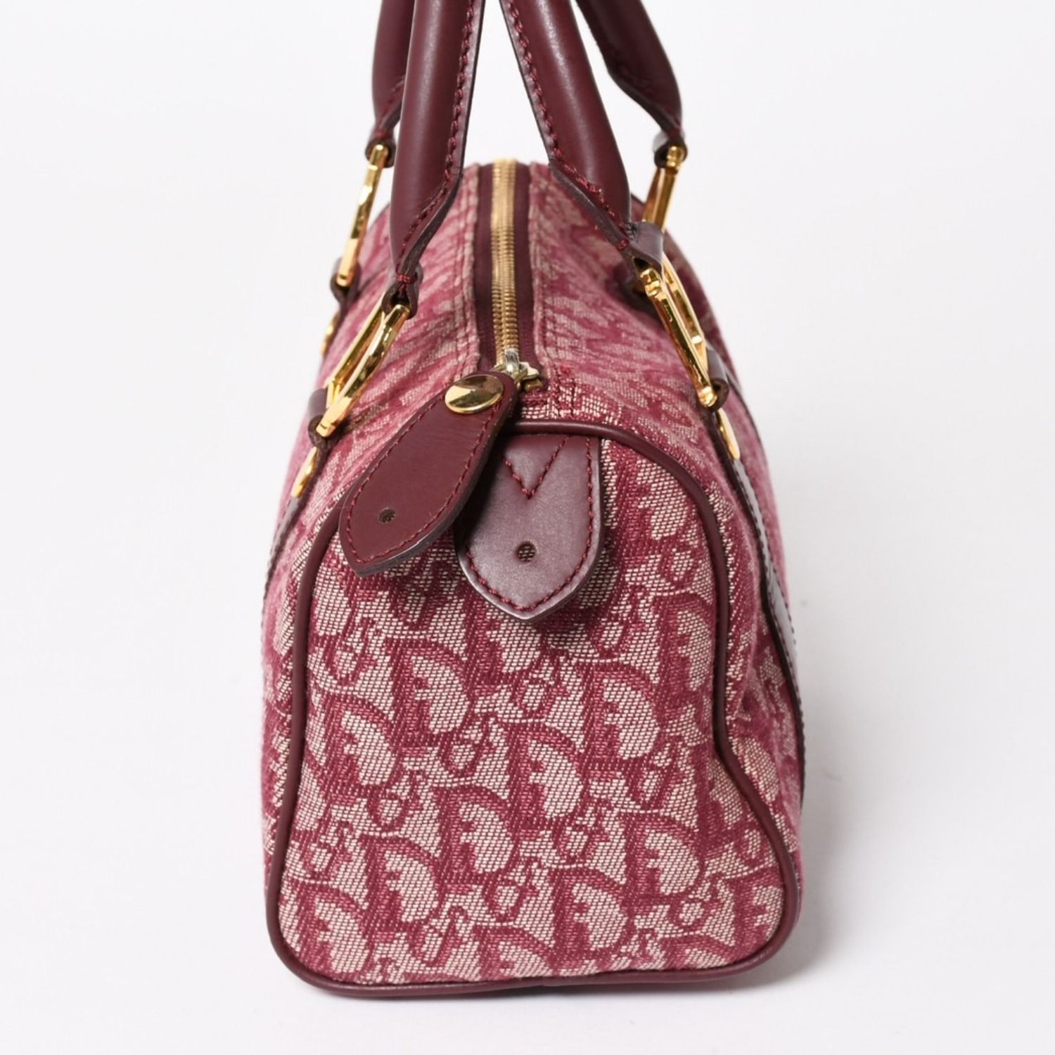 Christian Dior クリスチャンディオール トロッターミニボストンバッグ