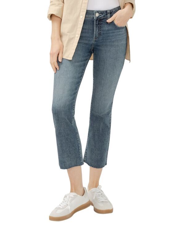 シルバー ジーンズ レディース ボトムス デニムパンツ Silver Jeans Co Womens Elyse Mid Rise Comfort Fit Kick Flare Jeans Virgi