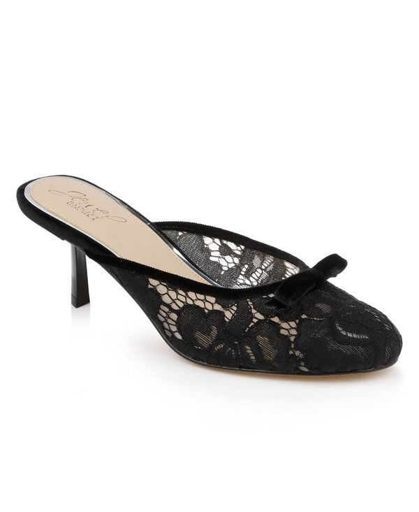 ジュウェルダグレイミシュカ レディース シューズ パンプス Jewel Badgley Mischka Womens Elliott Evening Mules Black ブラック