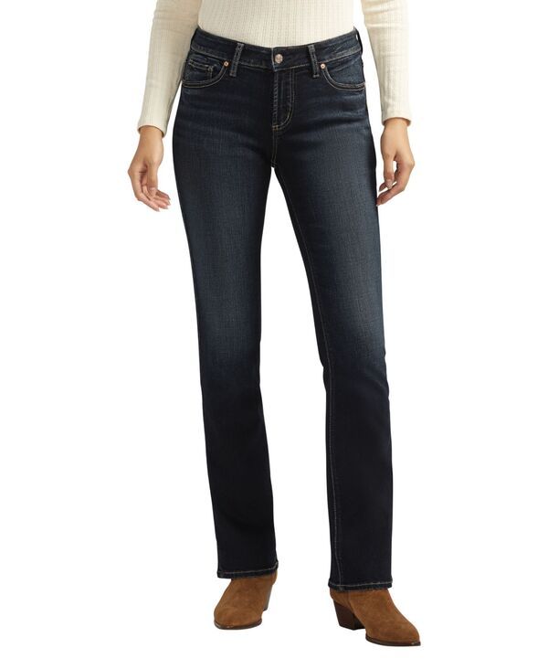 シルバー ジーンズ レディース ボトムス デニムパンツ ブーツカット ブーツ Silver Jeans Co Womens Elyse Mid Rise Comfort Fit Slim Bootcu