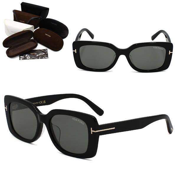 トムフォード サングラス TOM FORD FT1170-K/S 01A 54 サングラス EYEWEAR アジアンフィット ブラック グレー メンズ レディース ユニセックス TF1170